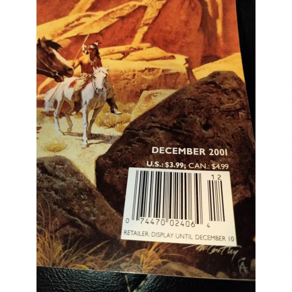 Wild West Magazine‎ December 2001 sleeved Nm